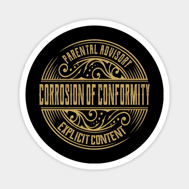 Corrosion of Conformity Vintage Ornament Magnet by irbey